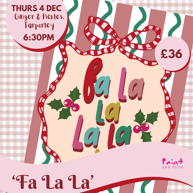 4 Dec 2025 | Paint and Pour | Christmas
