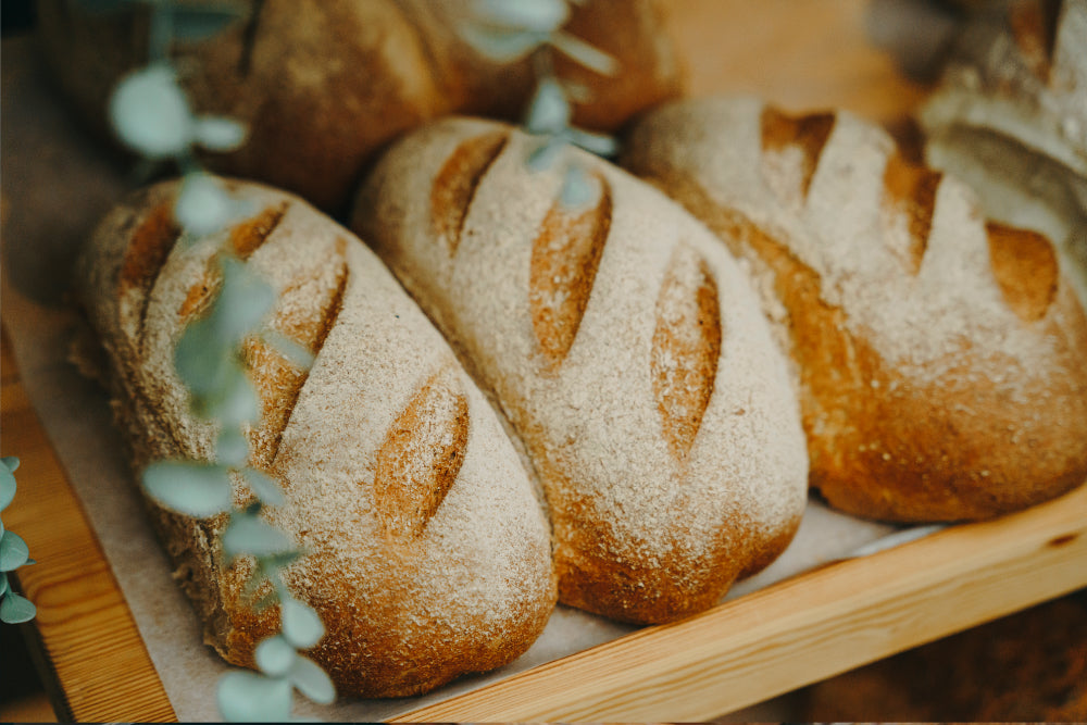 Freshly made artisan bread, Cheshire. Near Chester. Takeaway food for picnics and home. Bakery.